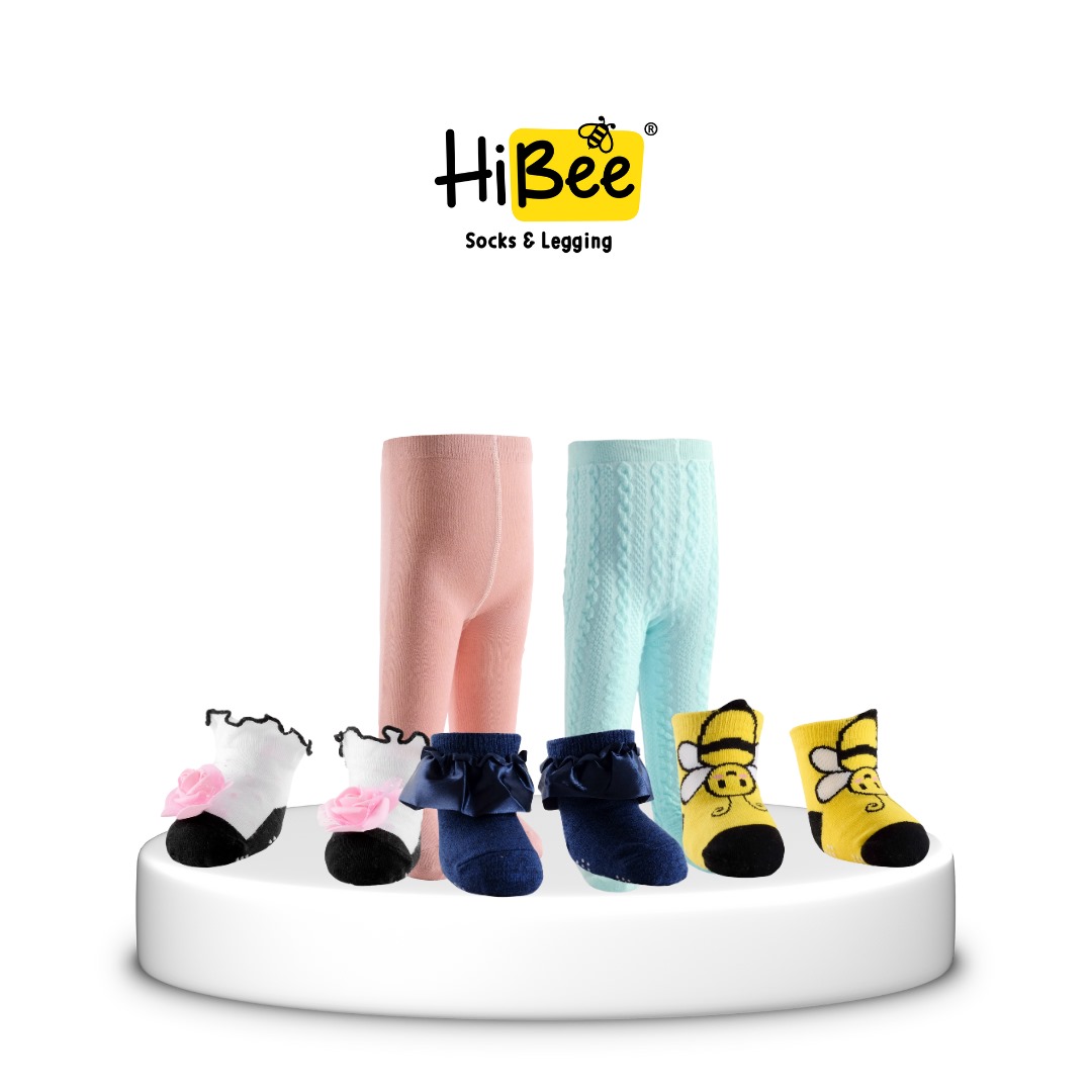 Hibee - Legging & Kaos Kaki Baby Premium